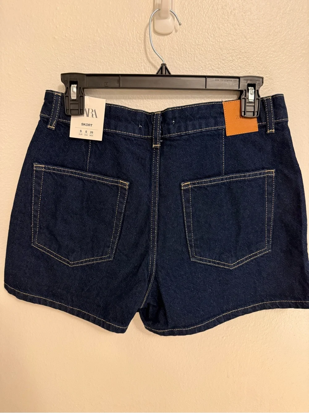 Zara Denim Crossover Skort